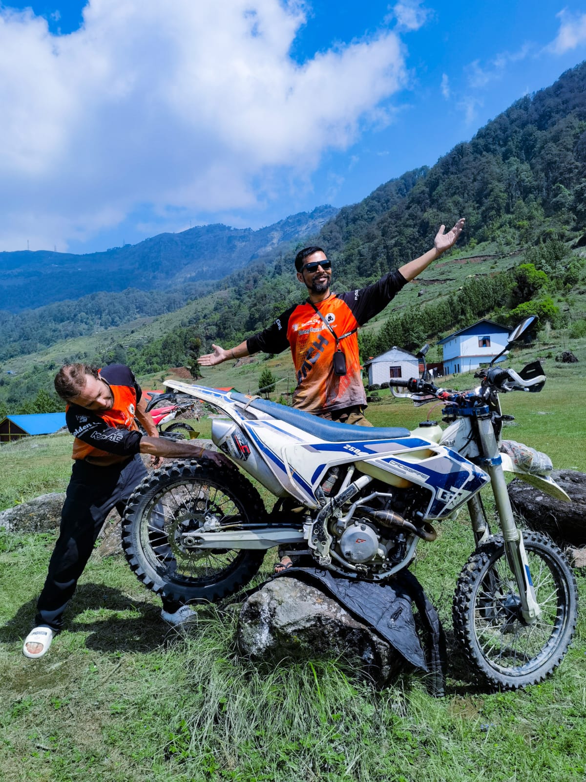 Ride photo: green miles between villages